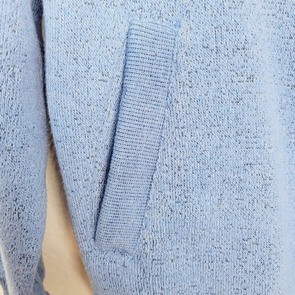 Vintage Handmade Unisex Outer Banks Swacket Sweater Jacket Sm Carolina Blue - Picture 8 of 14